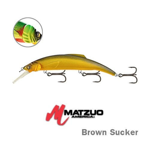 MATZUO KINCHOU MINNOW PIKE & MUSKIE BROWN SUCKER