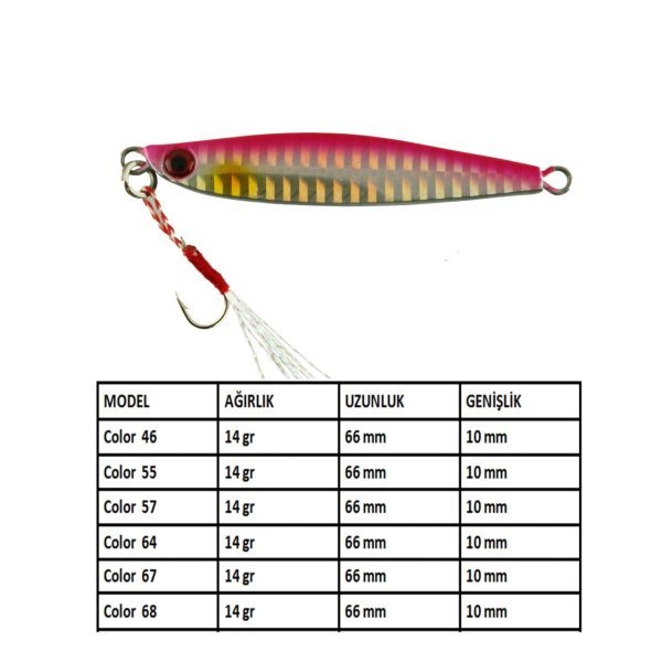 Aqua Salty Zero Jig 14 gr - 68