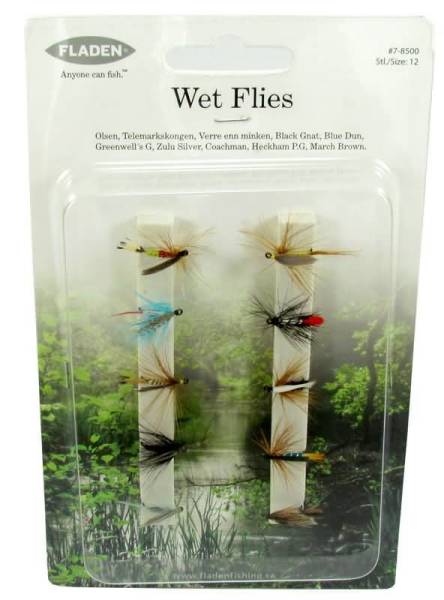 Fladen Wet Fly Sinek Seti No:12 10P