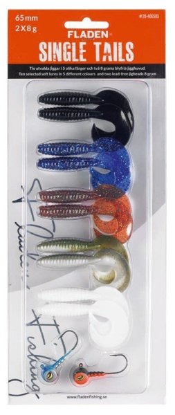 FLADEN JIG KİT 10P KUYRUK 6.5 CM 2P ZOKA 5 G 01