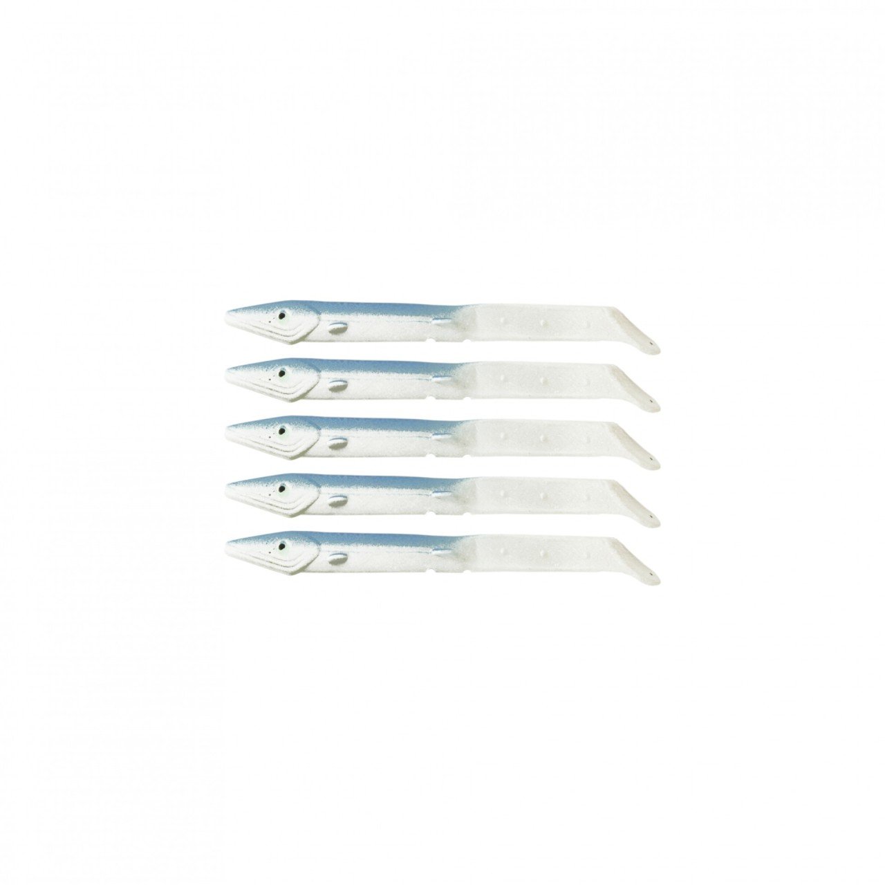 Captain 3598 Elegant 10cm Silikon Zargana 5'li Paket Suni Yem 18