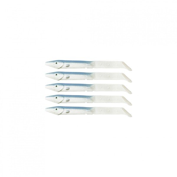 Captain 3598 Elegant 10cm Silikon Zargana 5'li Paket Suni Yem 18