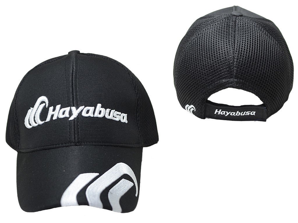 Hayabusa Şapka Nakış Logolu Japon Stil Lüx Sperlikli Siyah