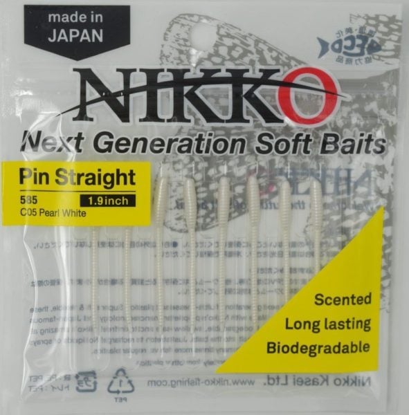 Nikko Pin Straitgh 48mm LRF Silikonu 585 Pearl White