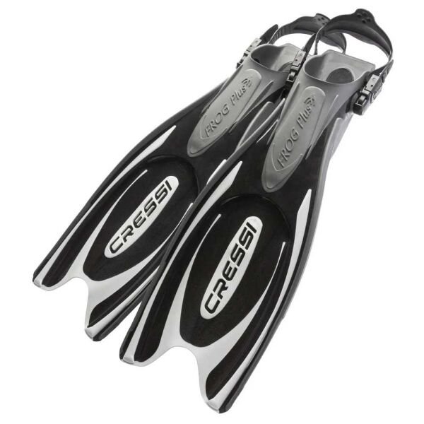 Cressi Frog Plus Dalış Paleti BLACK-SILVER - NO:44-47