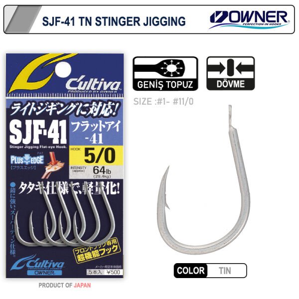 Owner 11699 Stinger Jigging Jig İğnesi 4-0