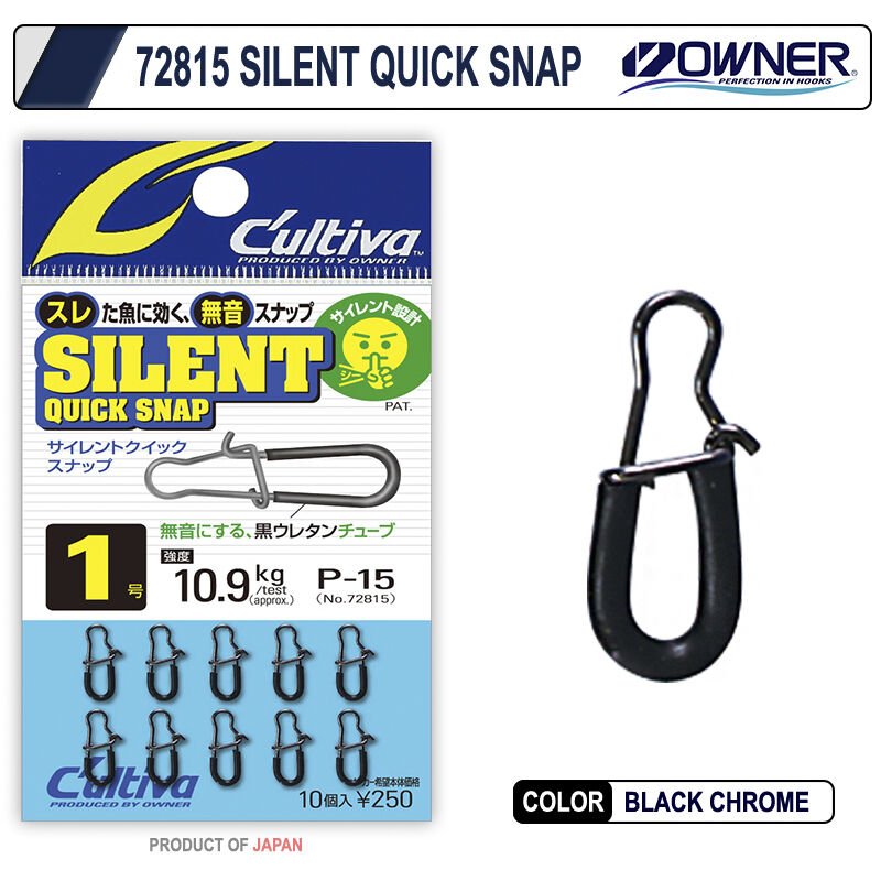 Owner 72815 Silent Quick Snap Rapala Klipsi 3