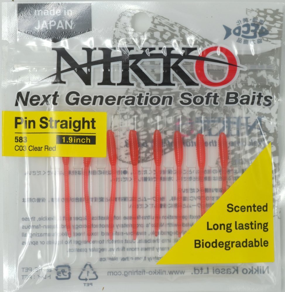 Nikko Pin Straitgh 48mm LRF Silikonu 583 Clear Red