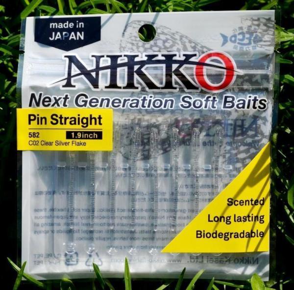 Nikko Pin Straitgh 48mm LRF Silikonu 582 Clear Silver Flake