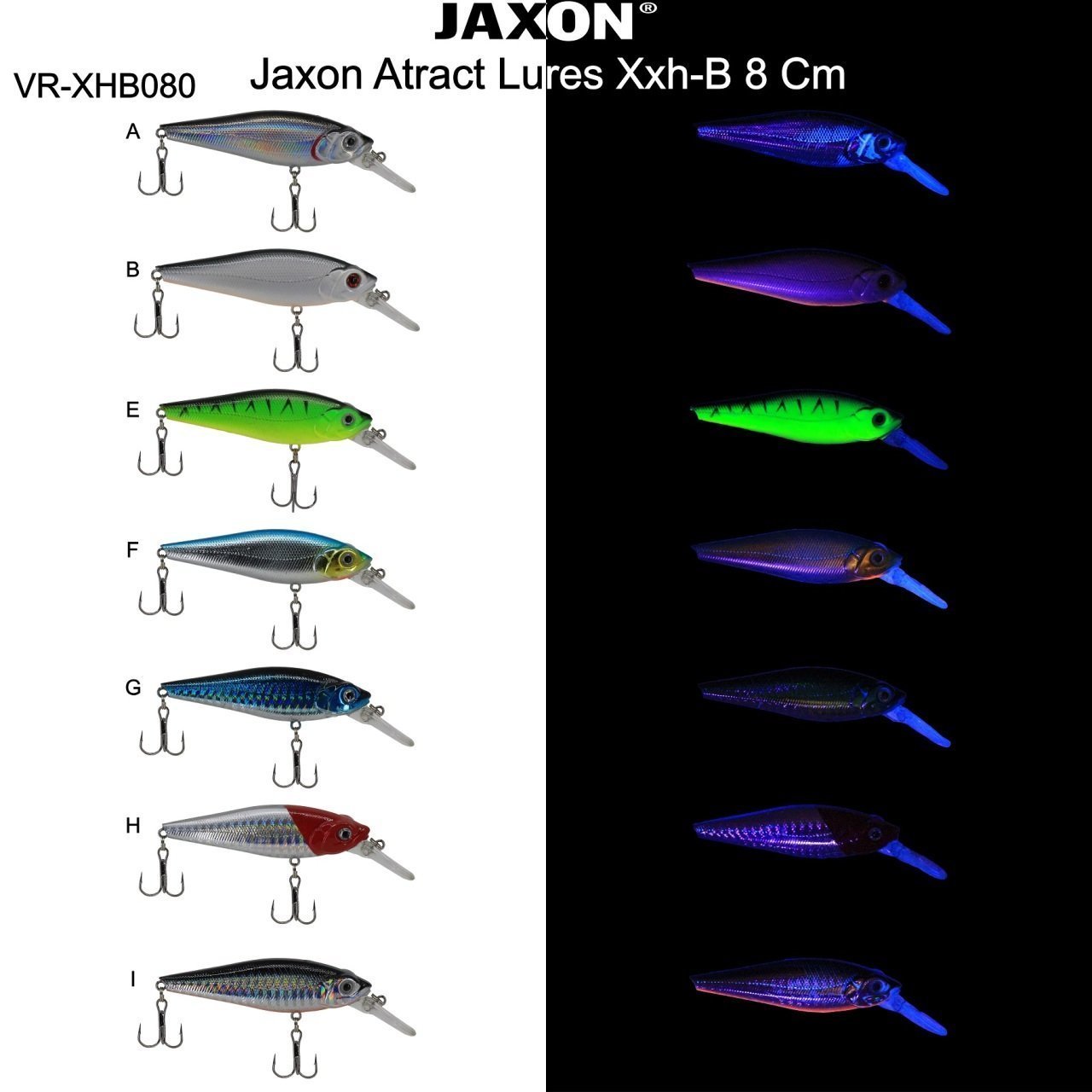 Jaxon Atract Lures Xxh-B 8 Cm F