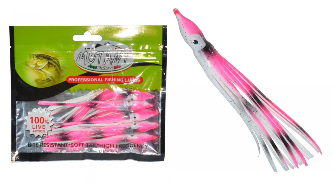Mutant 3579 Octopus Pride 12cm Ahtapot Sübye 5'li Paket Suni Yem 