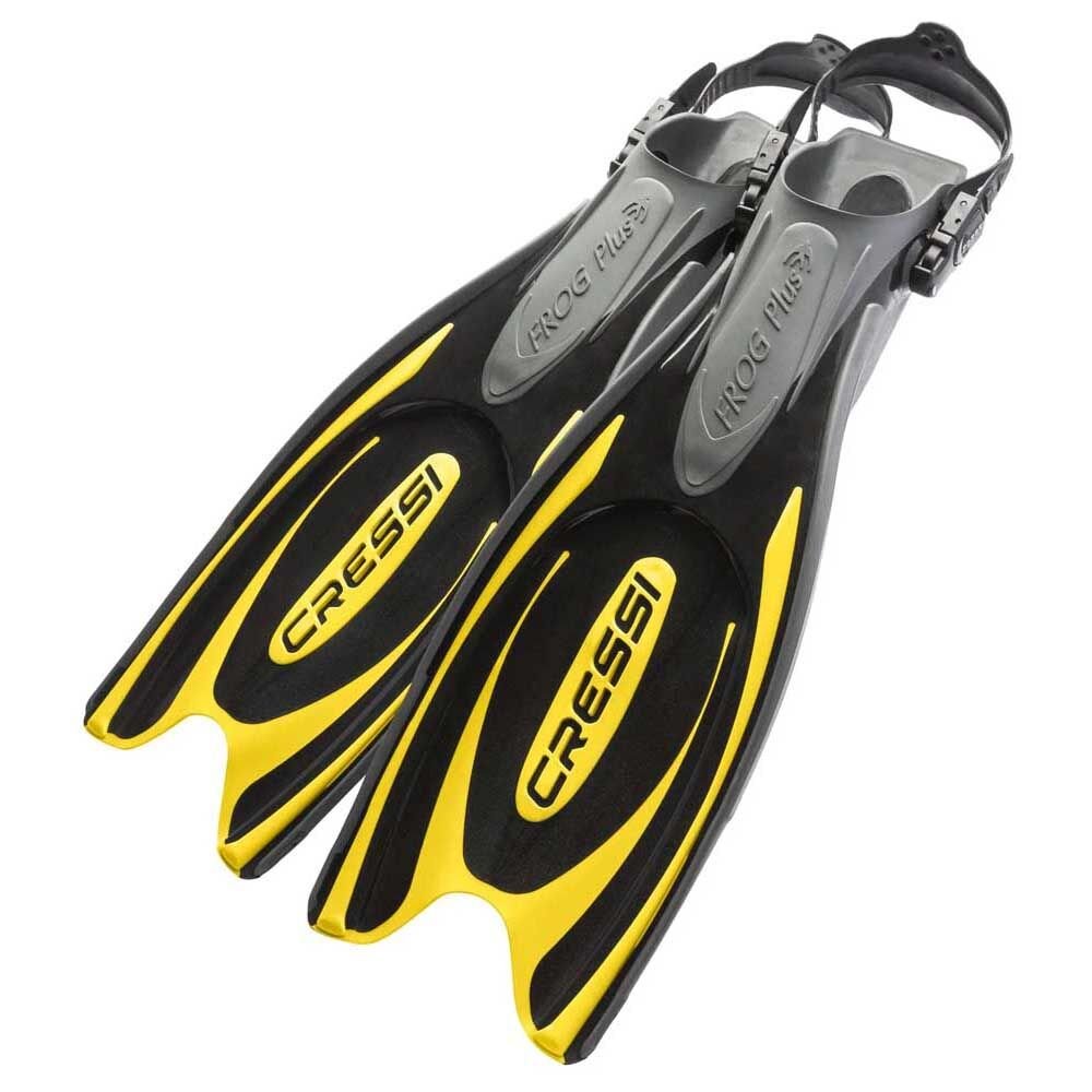 Cressi Frog Plus Dalış Paleti BLACK-YELLOW - NO:35-38
