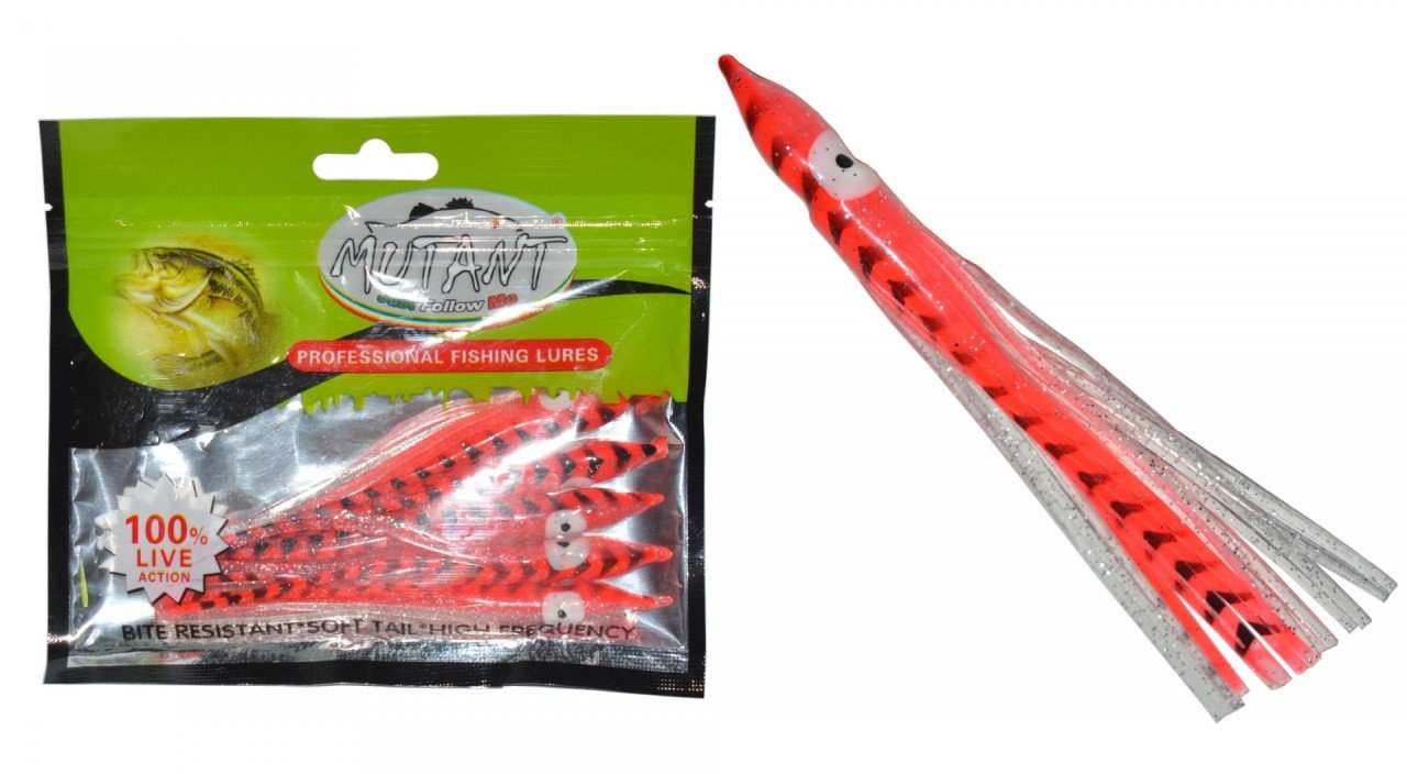 Mutant 3579 Octopus Pride 12cm Ahtapot Sübye 5'li Paket Suni Yem 