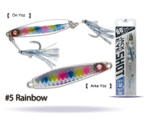 Hayabusa EX 976 Jack Eye Slow Slim 60gr Light Jig Suni Yem 5