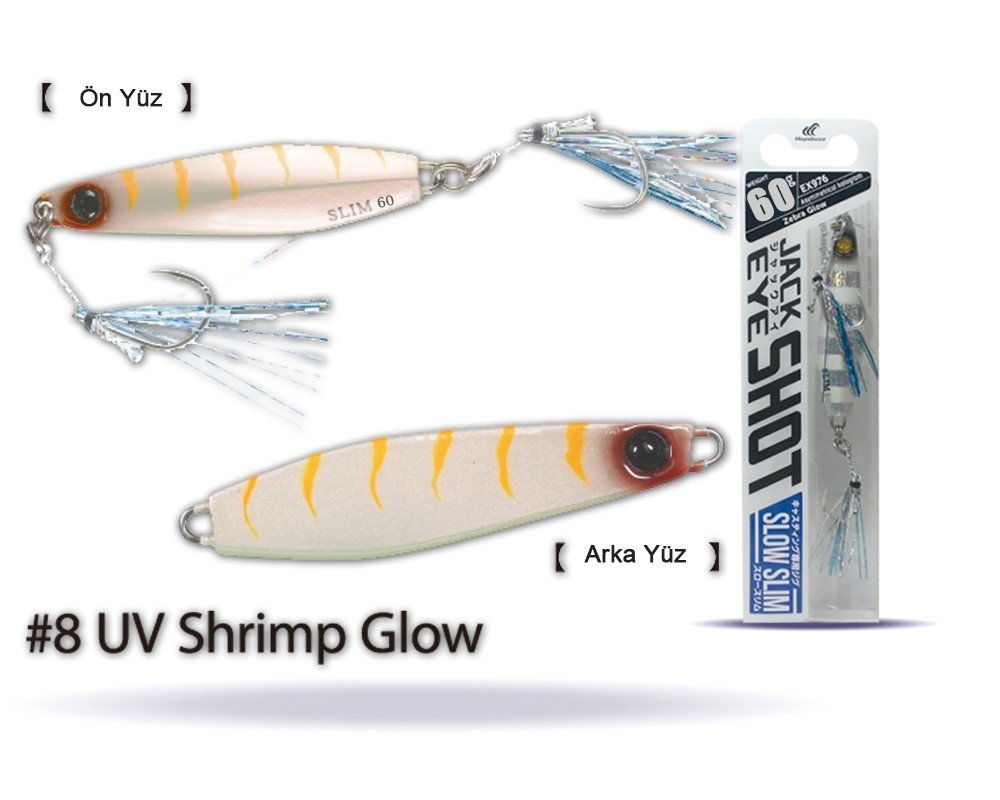 Hayabusa EX 976 Jack Eye Slow Slim 60gr Light Jig Suni Yem 8