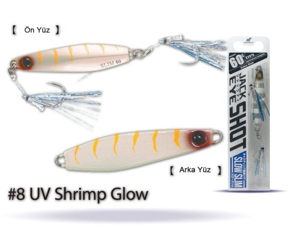 Hayabusa EX 976 Jack Eye Slow Slim 60gr Light Jig Suni Yem 8
