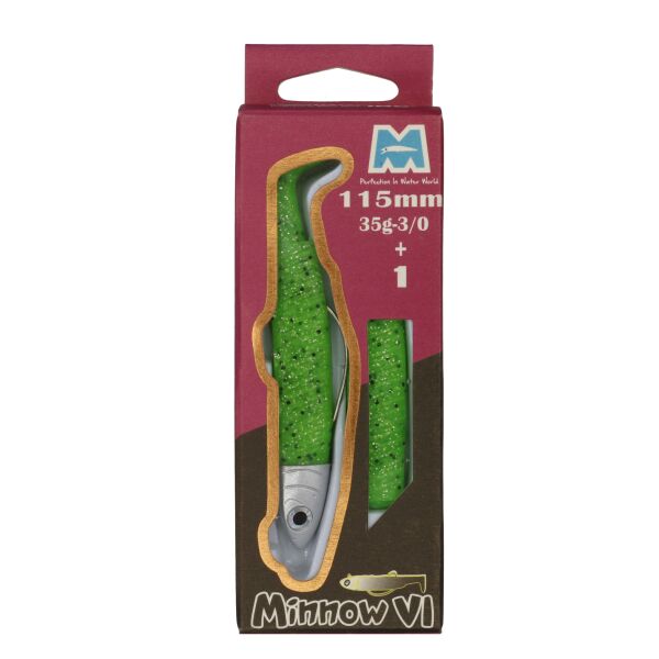 Minnow 6 Süper 115 mm Silikon 35g-3/0+1 01