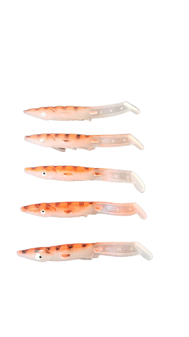 Captain 3597 Elegant 7.5cm Silikon Zargana 5'li Paket Suni Yem 05