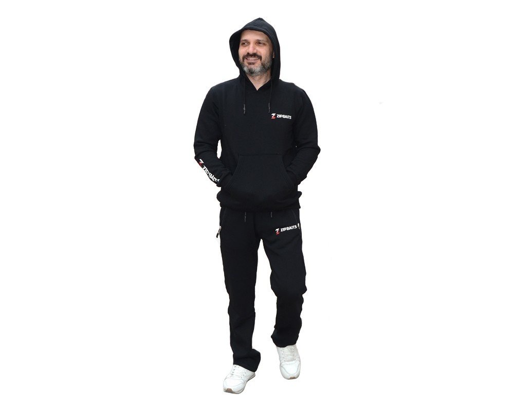 Zipbaits Eşofman Takım Kangru Cepli Kapşonlu L