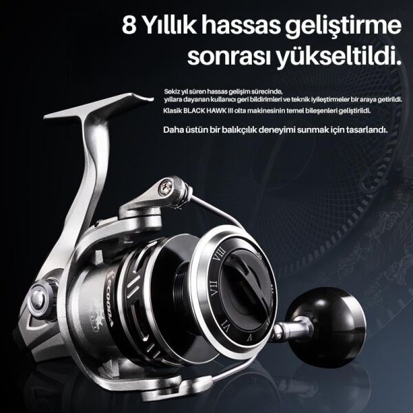 Ecooda Black Hawk III 4000 Olta Makinesi