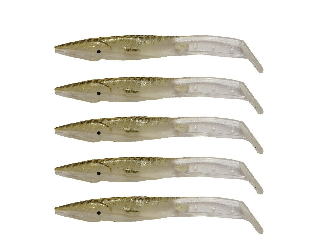 Captain 3597 Elegant 7.5cm Silikon Zargana 5'li Paket Suni Yem 07
