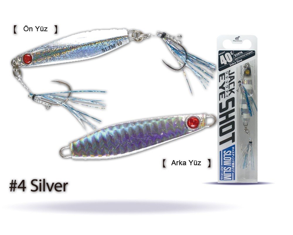 Hayabusa EX 976 Jack Eye Slow Slim 40gr Light Jig Suni Yem 4