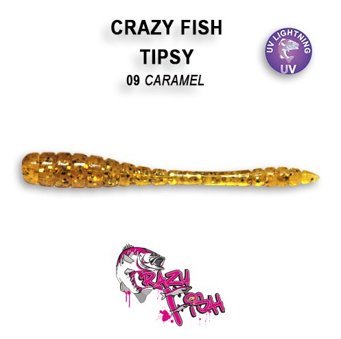 CRAZY FISH TIPSY / 50 MM / COLOR: 9-6 CARAMEL