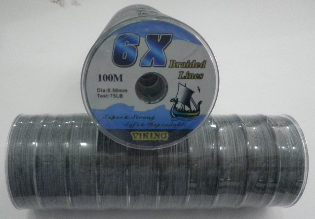 Viking Dyneema 6X Line Örgü Misina 100 MT 