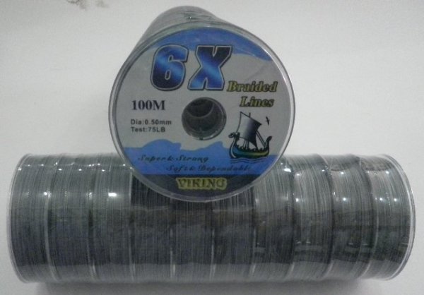 Viking Dyneema 6X Line Örgü Misina 100 MT 