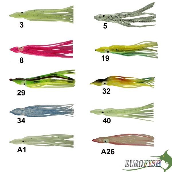 Eurofish Ahtapot Silikon 9 Cm 10lu 32