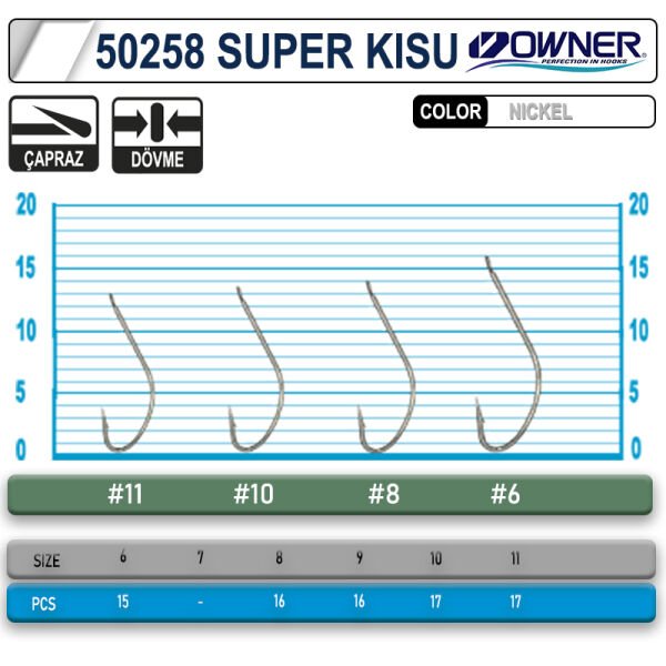 Owner 50258 Super Kisu White İğne 10