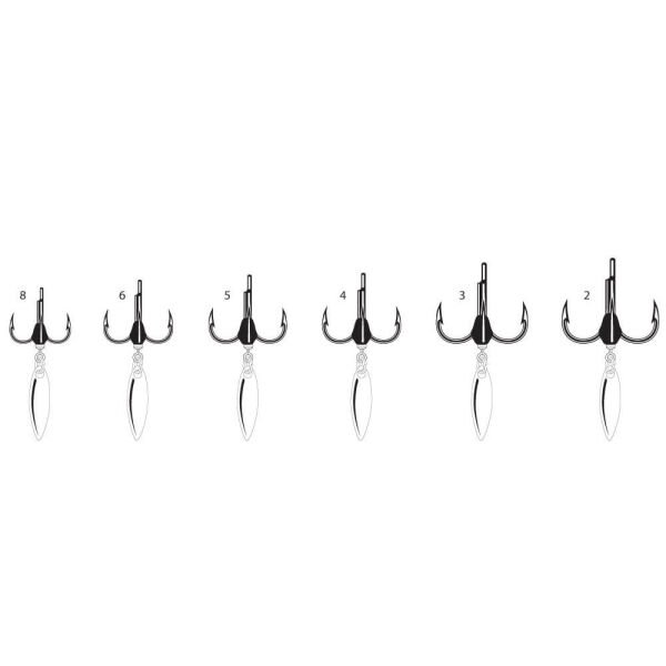 Vmc Hybrid Bladed Üçlü Olta İğnesi 7548 Standart - NO:2 - 2LI