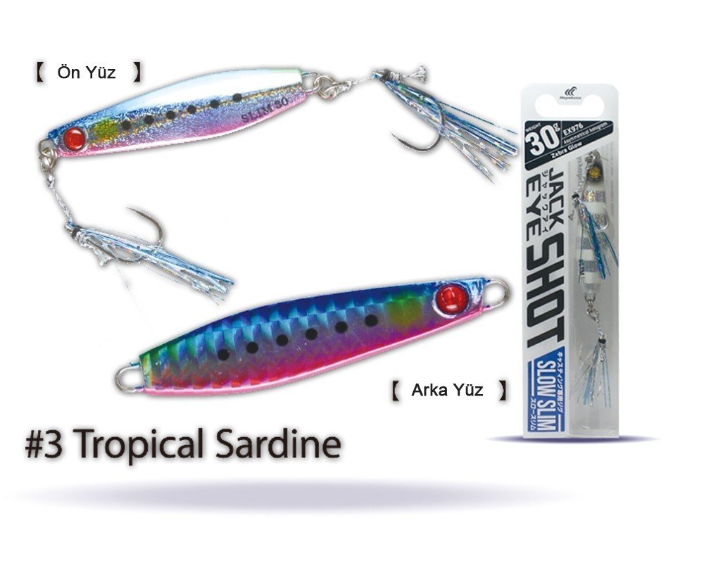 Hayabusa EX 976 Jack Eye Slow Slim 30gr Light Jig Suni Yem 3