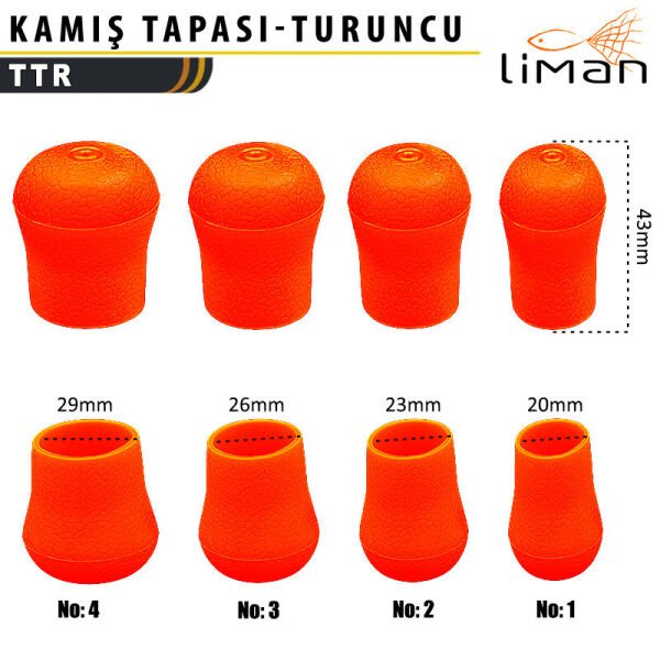 Liman Kamış Tapası Turuncu 4