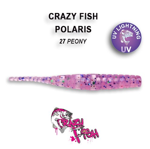 CRAZY FISH POLARIS / 45 MM / COLOR: 27-4 PEONY