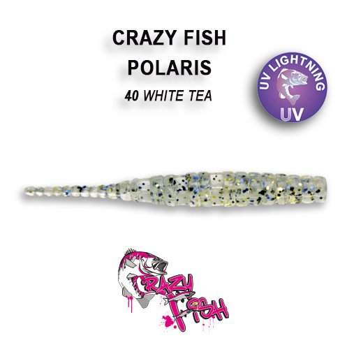 CRAZY FISH POLARIS / 45 MM / COLOR: 40-6 WHITE TEA