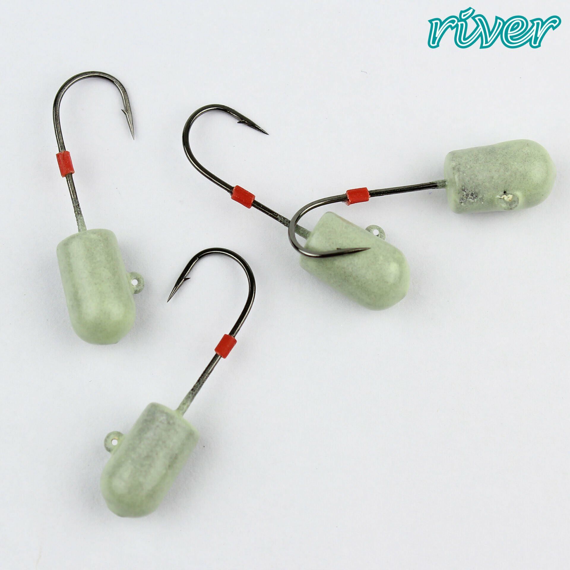 River Hunter Jig Head Glow 4P 1.5 GR