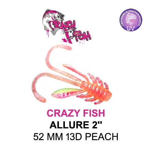 CRAZY FISH ALLURE 52 MM COLOR: 13D PEACH