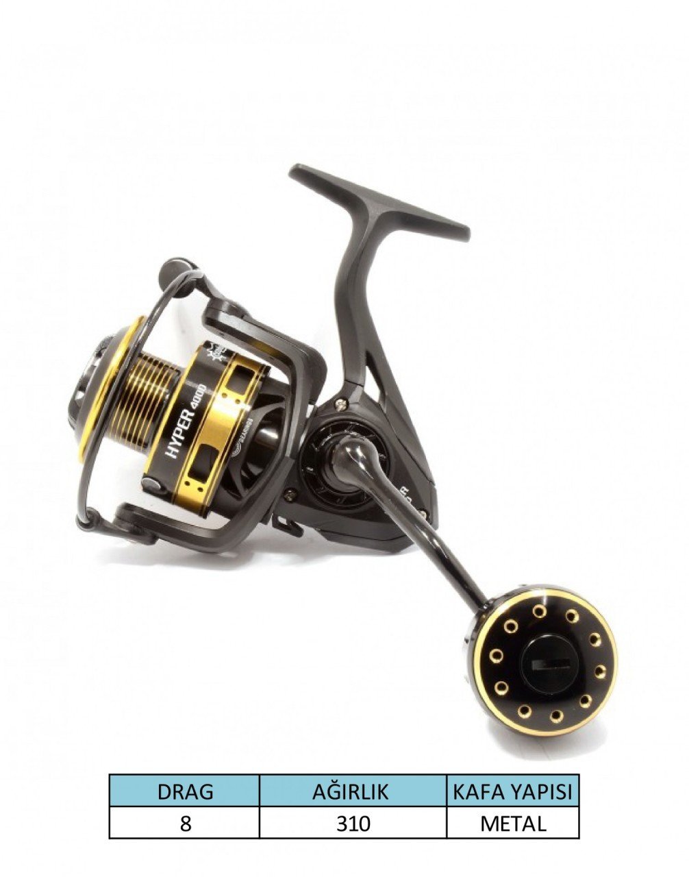 Captain Hyper 4000 Spin Makine 9+1 BB