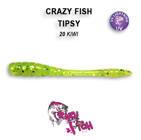 CRAZY FISH TIPSY / 50 MM / COLOR: 20 KIWI