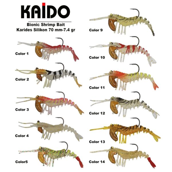 LC70S Shrimp Bait Karides 70mm 7.4gr 0