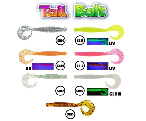 Fujin Tail Bait 105mm Silikon Balık SB14