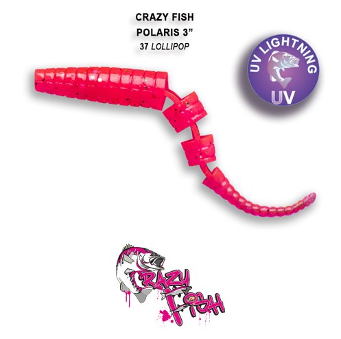 CRAZY FISH POLARIS 3 / 68 MM / COLOR: 37 LOLLIPOP