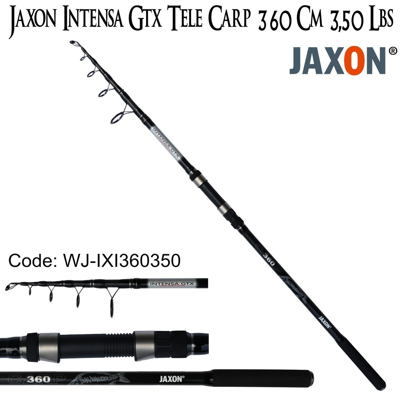Jaxon Intensa Gtx Tele Carp 360 Cm 3,50 Lbs