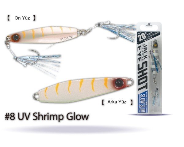Hayabusa EX 976 Jack Eye Slow Slim 20gr Light Jig Suni Yem 8