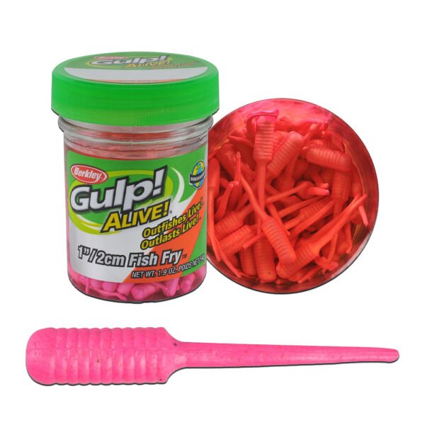 Berkley Gulp Alive Fish Fry Pink - 2CM