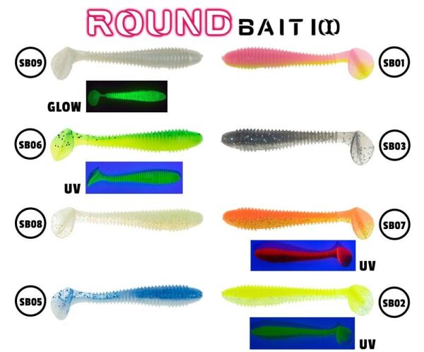 Fujin Round Bait 100mm Silikon Balık SB06