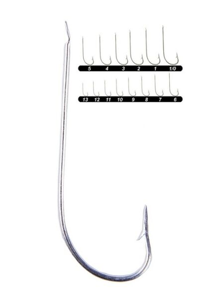 Youvella 1307 Palalı Çapraz Olta İğnesi 1.000'li Paket Galvaniz 10