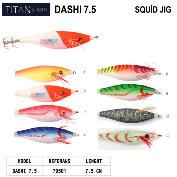 Titan  Dashi 75 mm  Kalamar Zokası 8