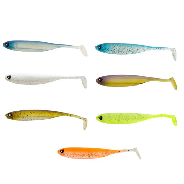 Lucky John Makora 3D Shad Tail 4'' (10.16 cm) 6P Silikon Yem 002